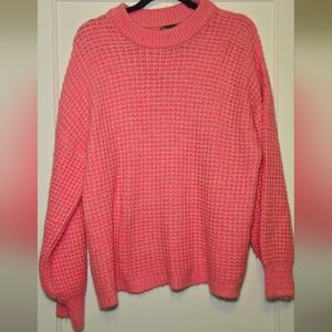 ASOS Pink Knit Crew Neck Sweater